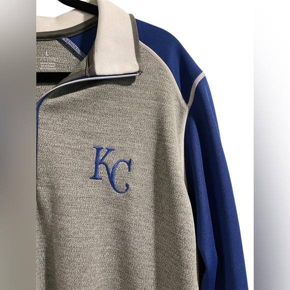 Kansas City Royals Antigua Quarter Zip Men Large - Picture 3 of 4